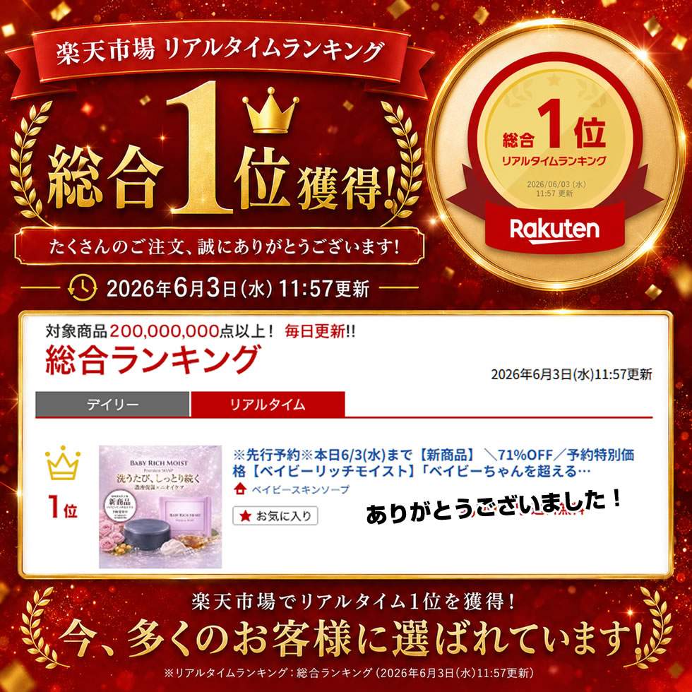 【新商品】 ＼誕生記念 50%OFF／新商品【ベイビーリッチモイスト ：2個セット】「ベイビーちゃんを超える、濃密うるおい。落としながら与えて守る、新発想の洗う保湿。」★全身洗えて、しっとりつるつる★ 濃密保湿×消臭ケア。【メール便】送料無料